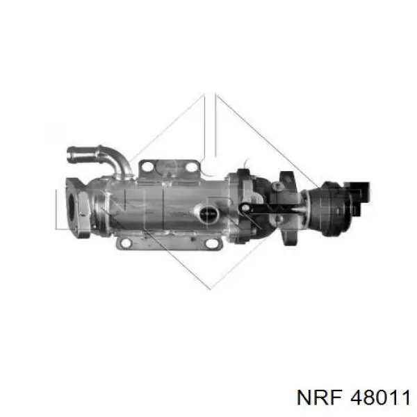 48011 NRF radiador do sistema egr de recirculação dos gases de escape