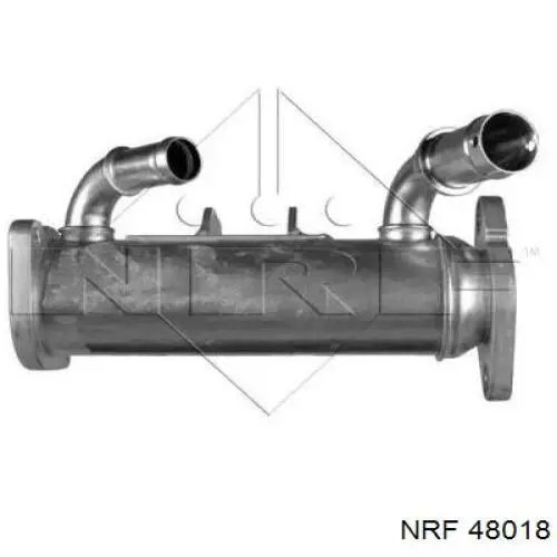48018 NRF radiador do sistema egr de recirculação dos gases de escape