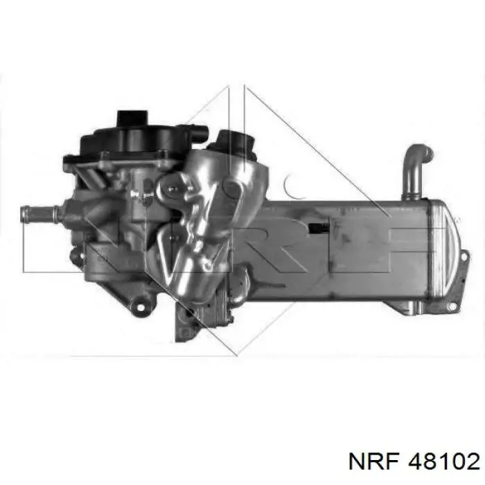 Радиатор системы EGR 48102 NRF