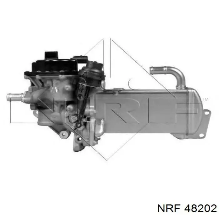 Радиатор системы EGR рециркуляции выхлопных газов NRF 48202 цена, от 257.19 USD