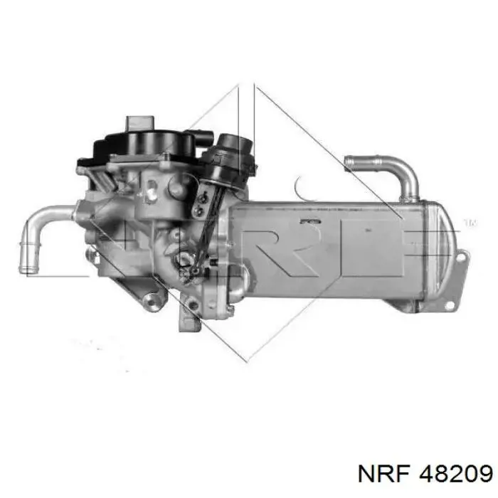 48209 NRF radiador do sistema egr de recirculação dos gases de escape