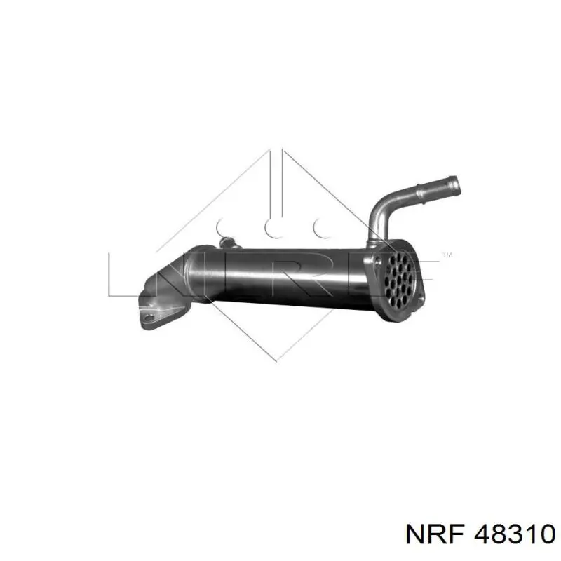 48310 NRF radiador do sistema egr de recirculação dos gases de escape