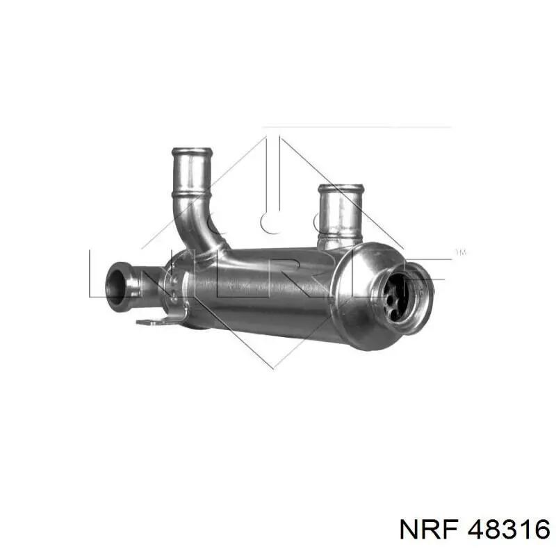 Radiador do sistema EGR de recirculação dos gases de escape para Peugeot Expert (VF)