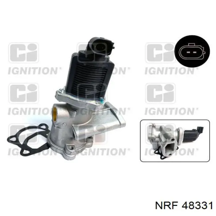 Приборы управления системы рециркуляции NRF 48331 цена, от 72.73 USD