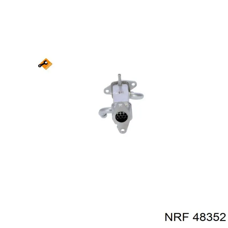 Радіатор системи рециркуляції ОГ 48352 NRF