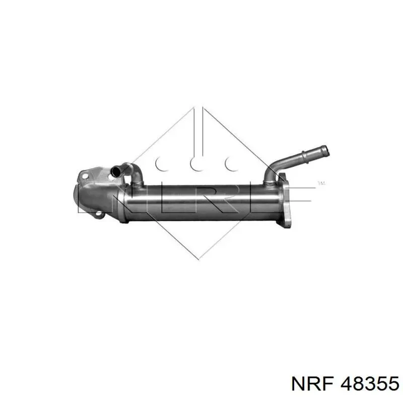 Радиатор системы EGR рециркуляции выхлопных газов NRF 48355
