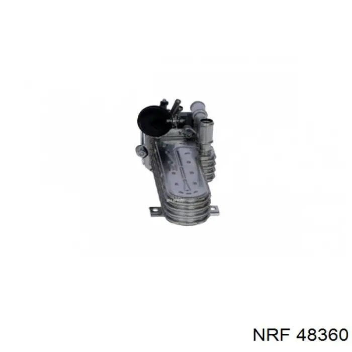 Enfriador EGR de recirculación de gases de escape 48360 NRF