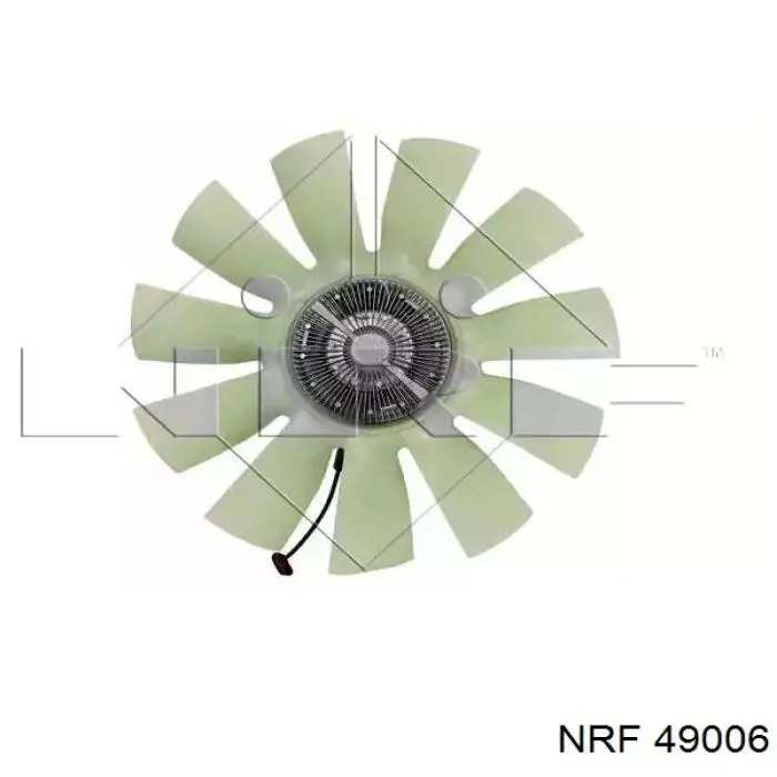 Вентилятор (крыльчатка) радиатора охлаждения NRF 49006