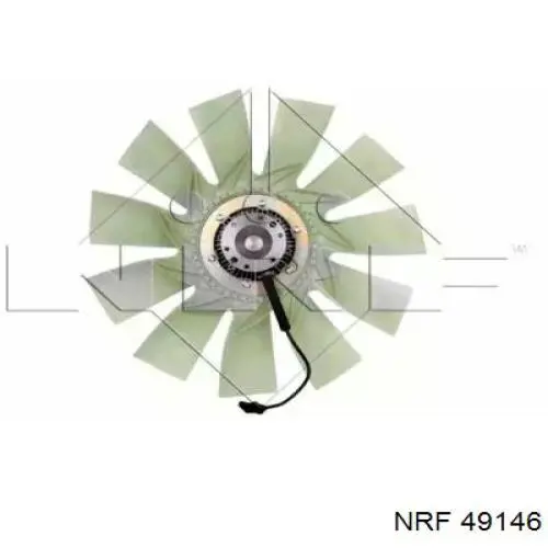 Embrague, ventilador del radiador 49146 NRF