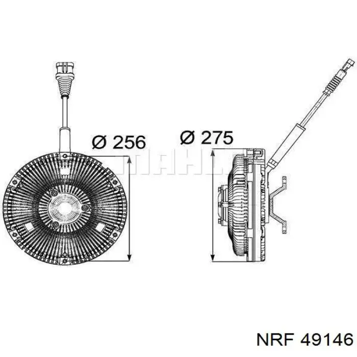 Муфта вентилятора DAF 1916598