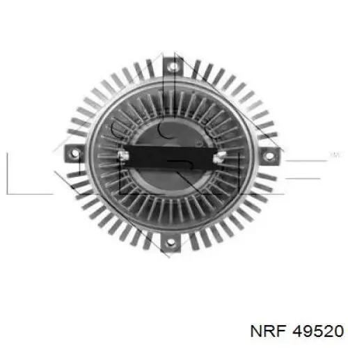 49520 NRF вискомуфта (вязкостная муфта вентилятора охлаждения)