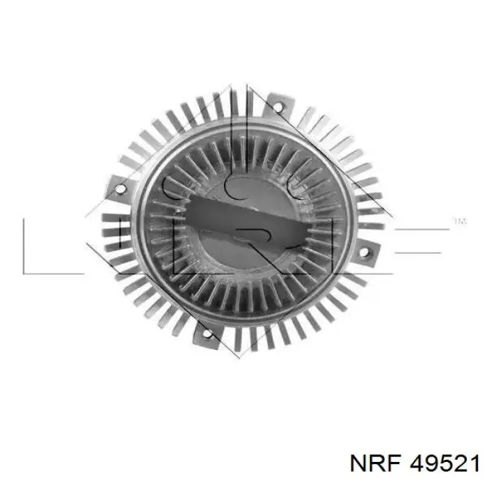 49521 NRF вискомуфта (вязкостная муфта вентилятора охлаждения)