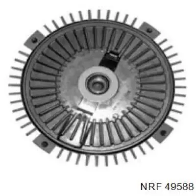 49588 NRF вискомуфта (вязкостная муфта вентилятора охлаждения)
