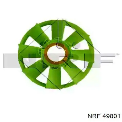 Rodete ventilador, refrigeración de motor 49801 NRF