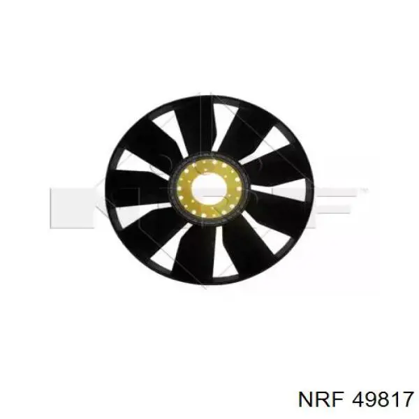 Rodete ventilador, refrigeración de motor 49817 NRF