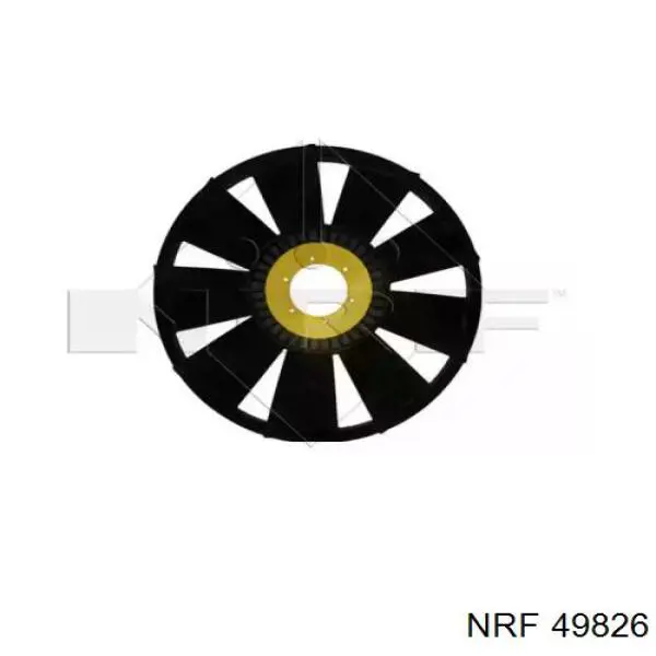 Rodete ventilador, refrigeración de motor 49826 NRF