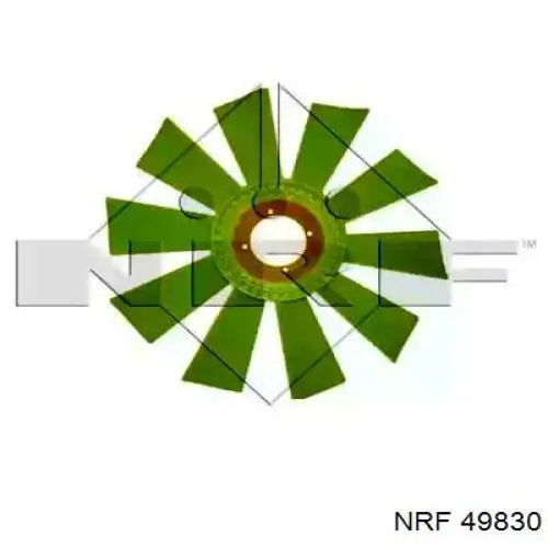 Крыльчатка радиатора охлаждения 49830 NRF