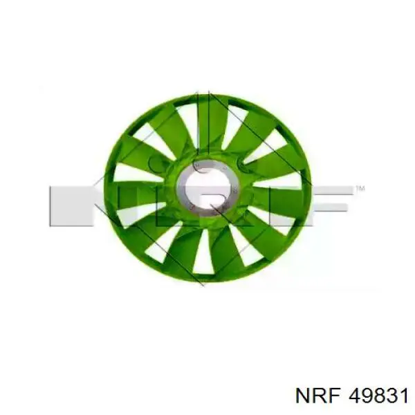 Крыльчатка радиатора охлаждения 49831 NRF