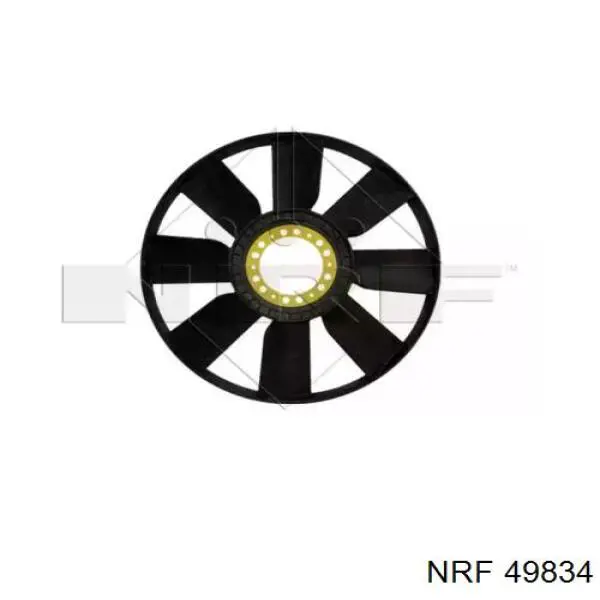 49834 NRF ventilador (roda de aletas do radiador de esfriamento)