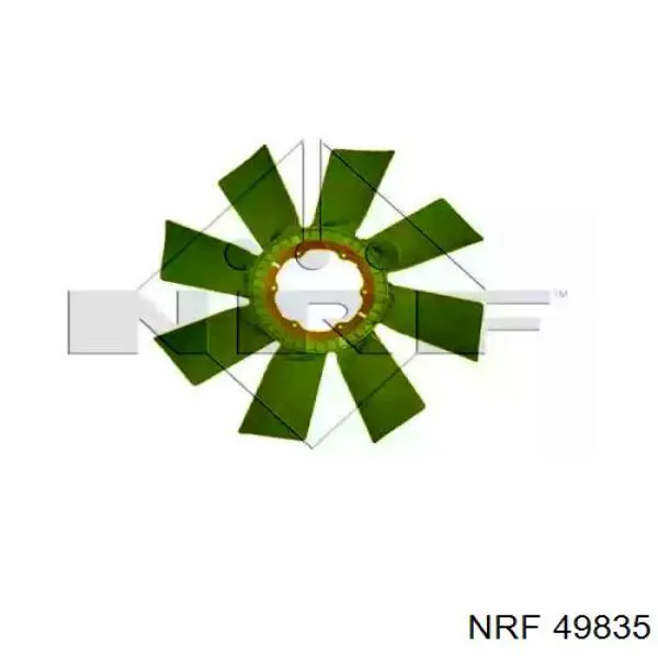 Rodete ventilador, refrigeración de motor 49835 NRF