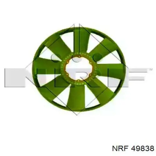 49838 NRF ventilador (roda de aletas do radiador de esfriamento)