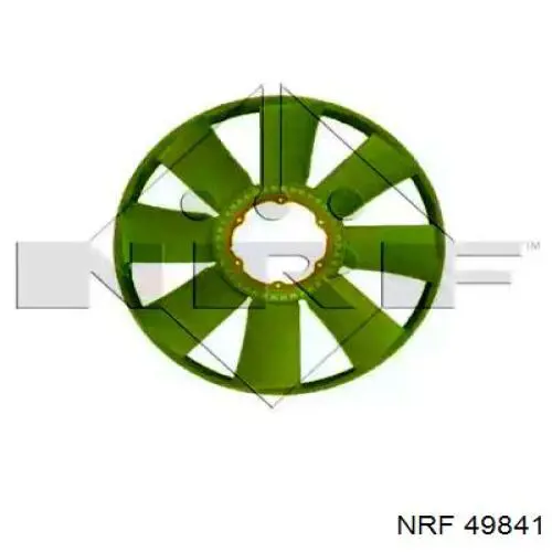 Крыльчатка радиатора охлаждения 49841 NRF