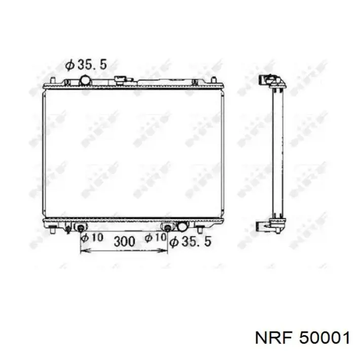 50001 NRF радиатор
