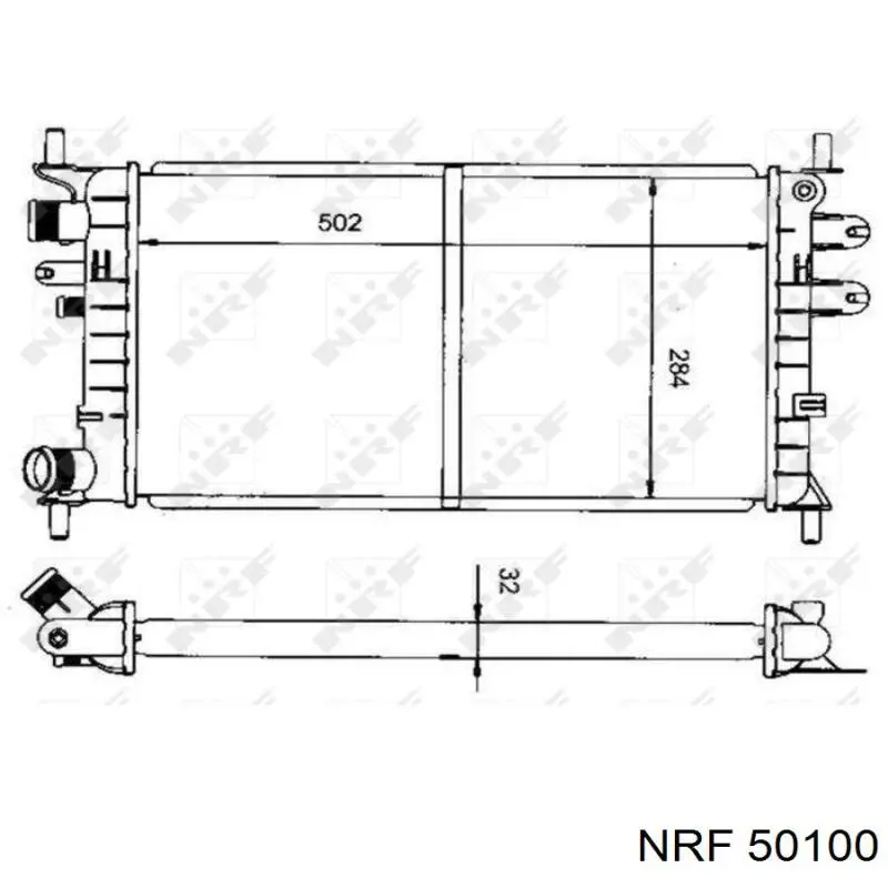 FO1028 RDR радиатор