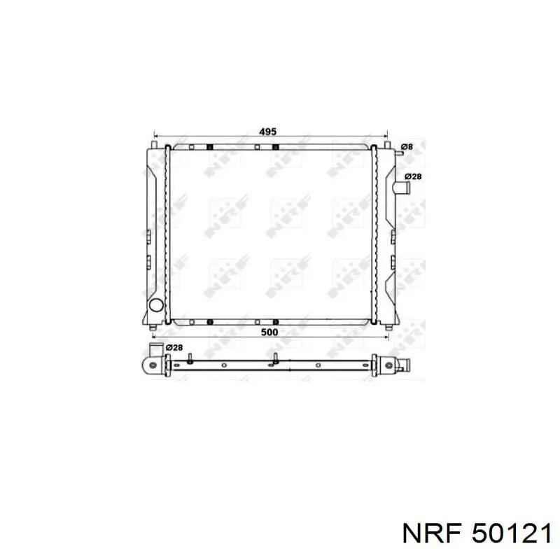  Радиатор Honda Concerto 
