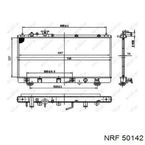 Радиатор FS6W15200B Mazda