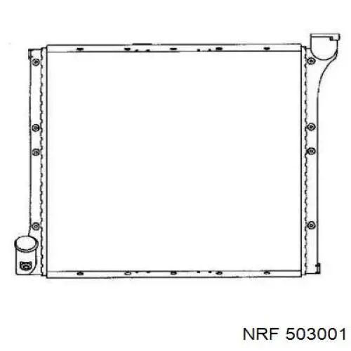 503001 NRF радиатор