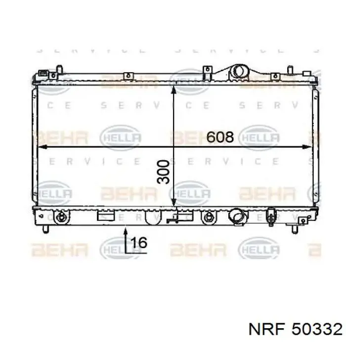 Радиатор 04495947 Chrysler