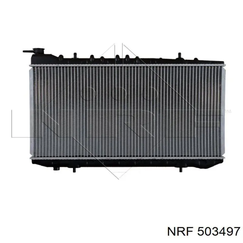 Радиатор охлаждения двигателя на Nissan Primera  W10