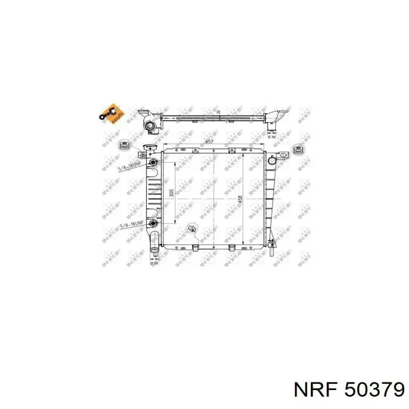Радиатор охлаждения двигателя NRF 50379 цена, от 155.56 USD