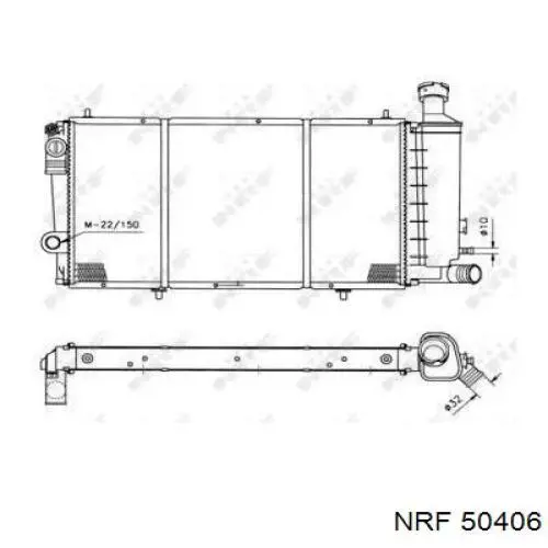 Радиатор 61357 Nissens