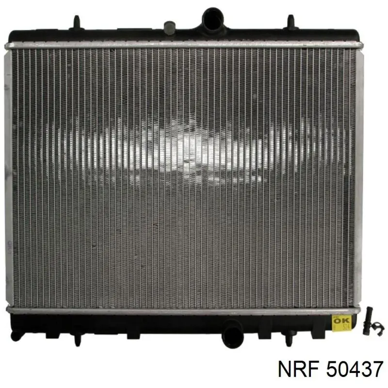 Radiador refrigeración del motor 50437 NRF
