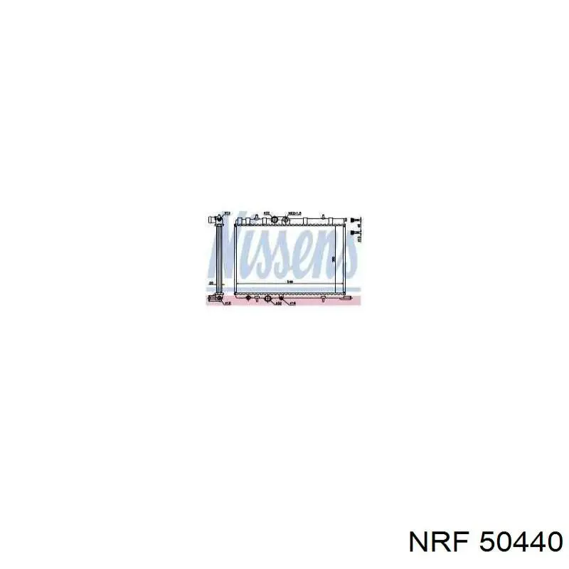Радиатор охлаждения двигателя NRF 50440 цена, от 51.28 USD