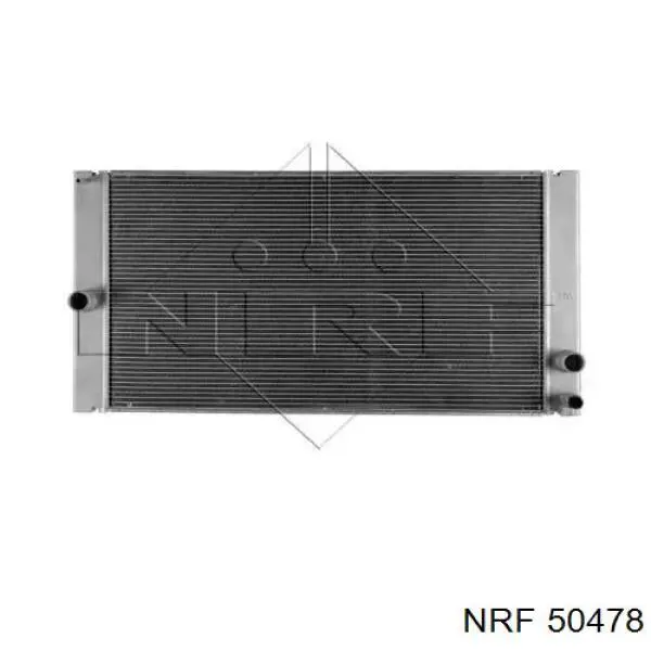 Radiador refrigeración del motor 50478 NRF
