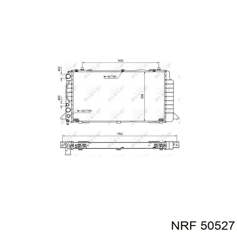 Радиатор 600156 Hart