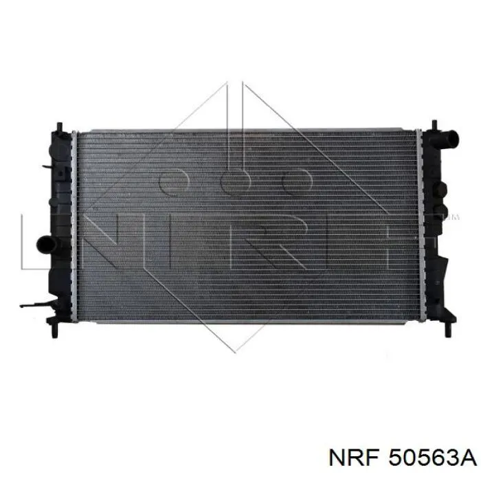 Radiador refrigeración del motor 50563A NRF