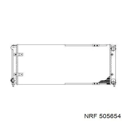 Радиатор 63989 Nissens
