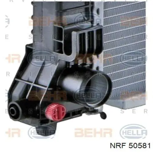 Радиатор охлаждения двигателя NRF 50581 цена, от 241.55 USD