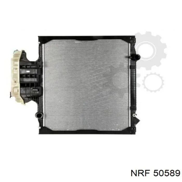 Радіатор охолодження двигуна 50589 NRF