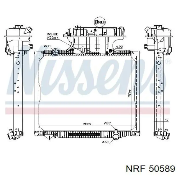 50589 NRF Радиатор основной
