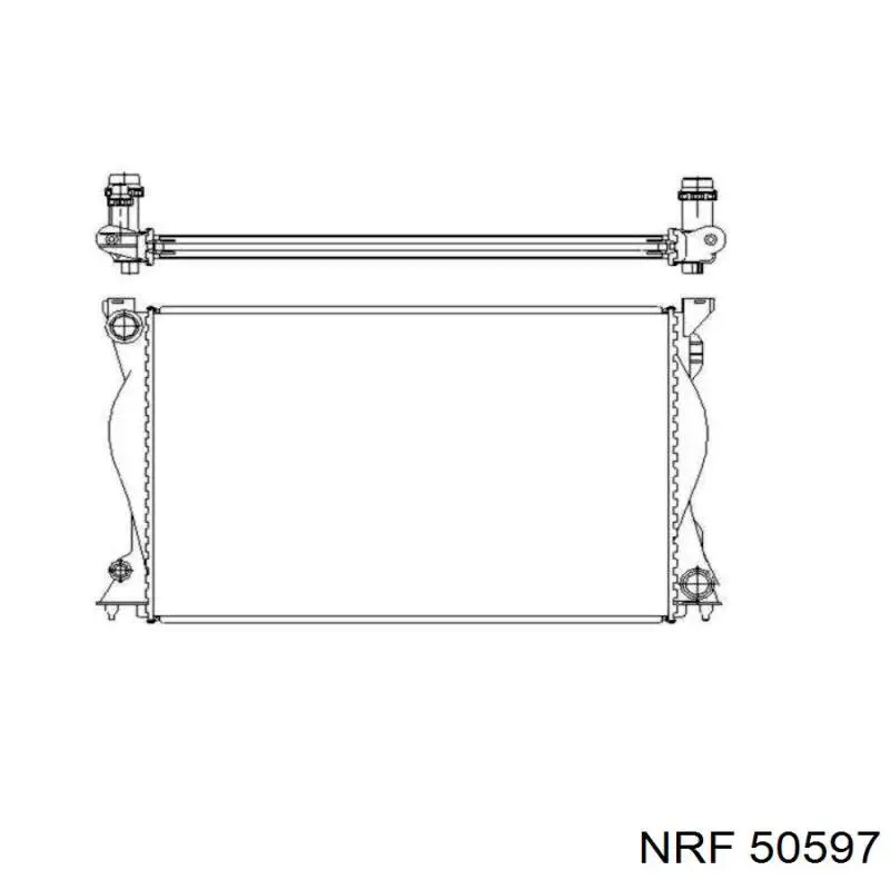 50597 NRF радиатор
