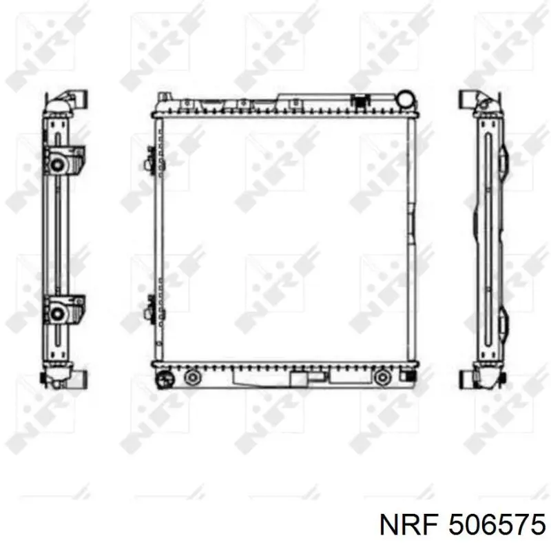 506575 NRF радиатор