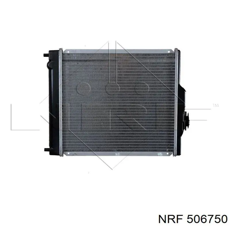 Radiador refrigeración del motor 506750 NRF