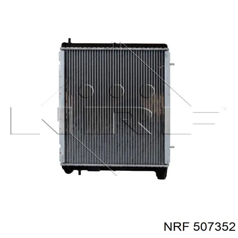 Радиатор охлаждения двигателя на Renault 19 I B53, C53