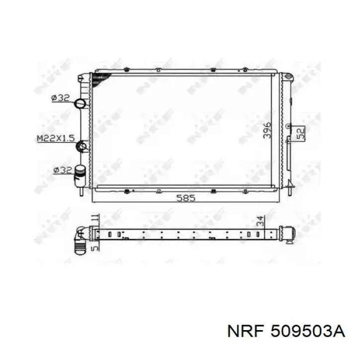 509503A NRF радиатор