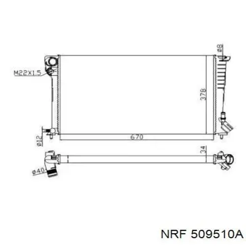 509510A NRF радиатор